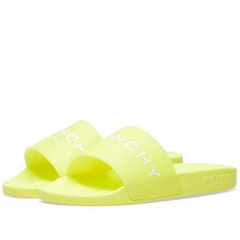 yellow givenchy slides